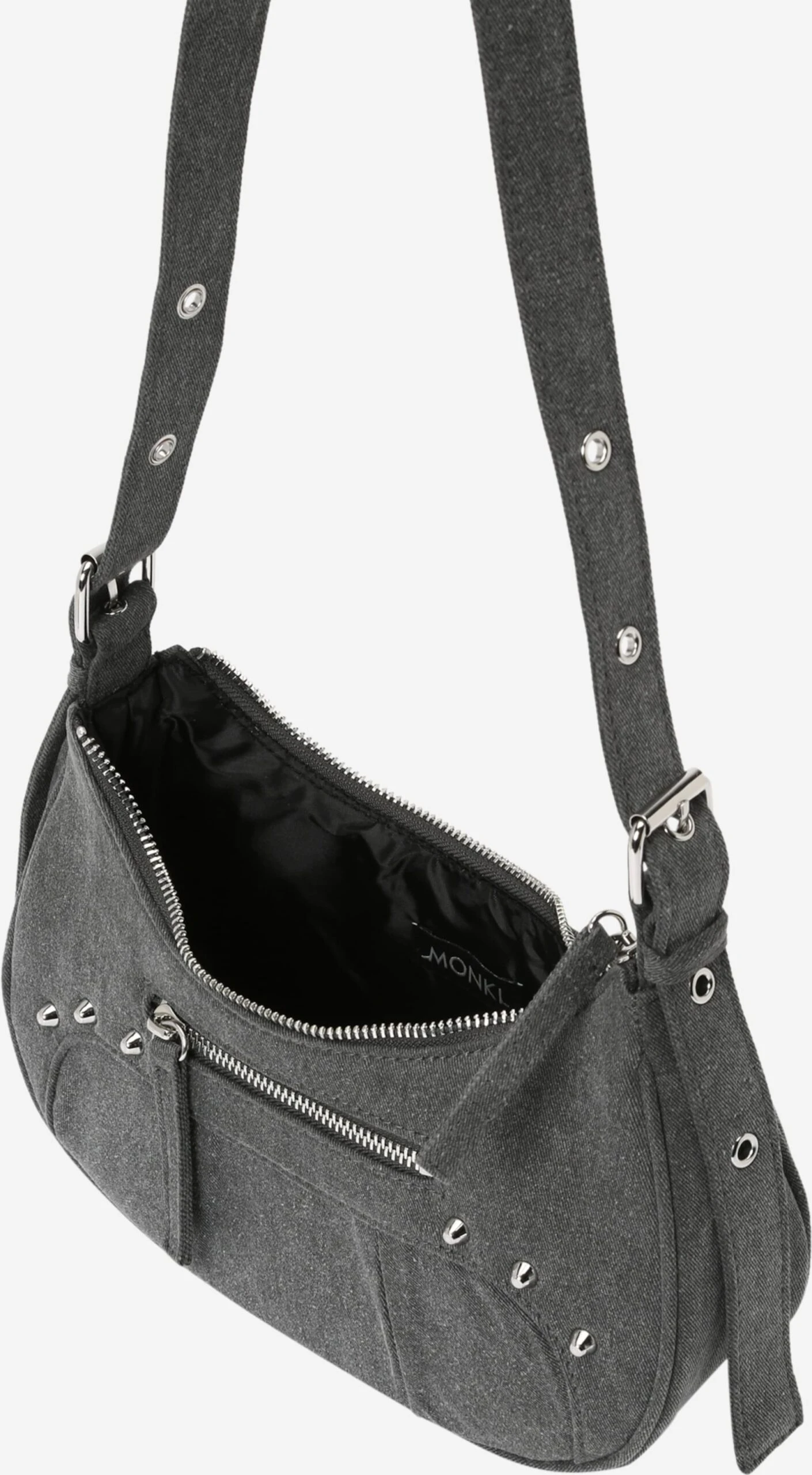 Monki Skulderveske Svartmelert - Bilde 4