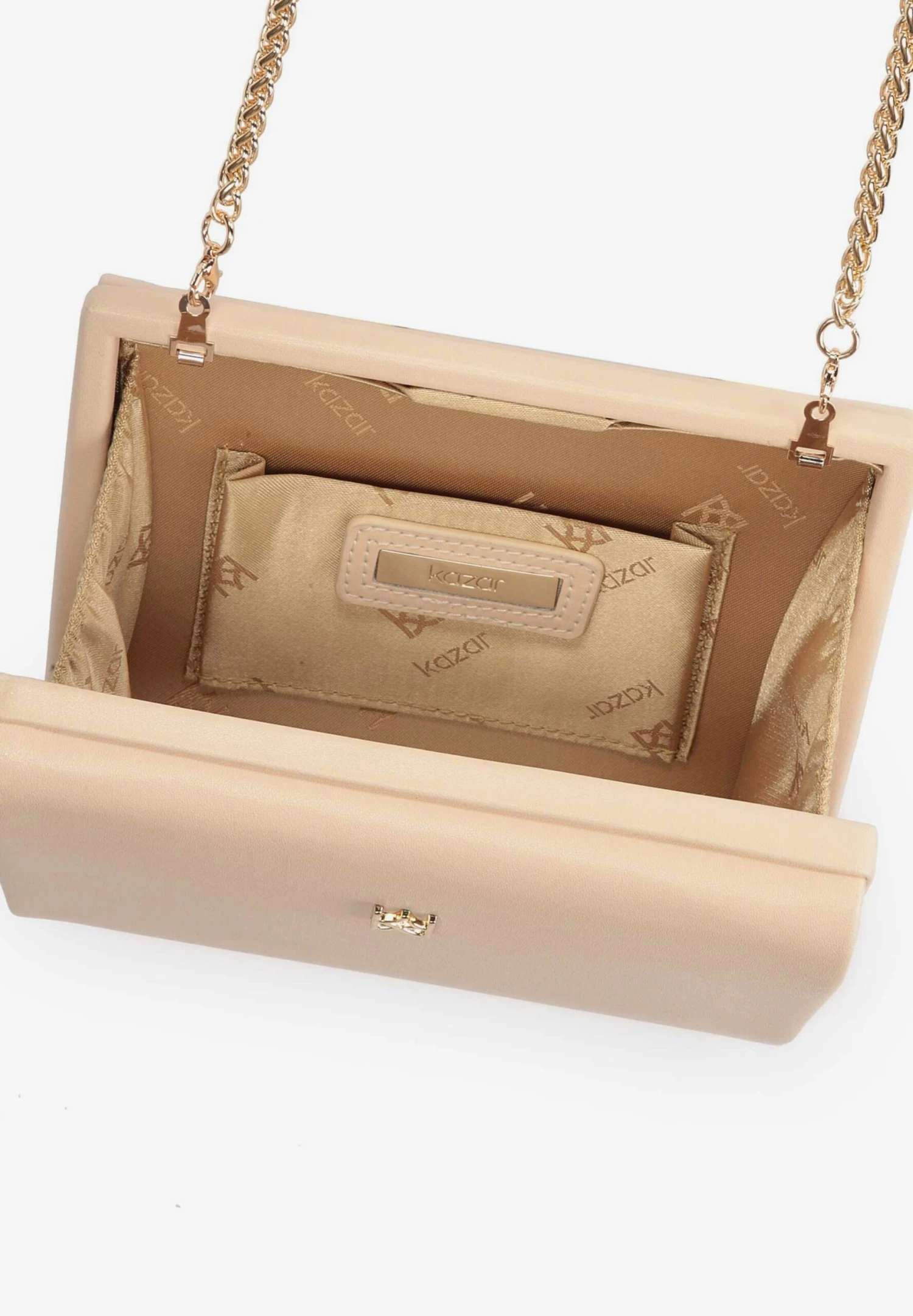 Kazar Skulderveske Beige - Bilde 4