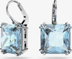 Swarovski Øredobber Blå / Sølv