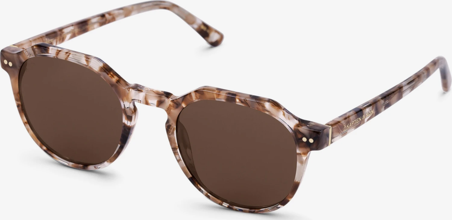 Kapten & Son Solbriller 'Manila Toffee Tortoise Brown' Brun