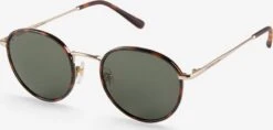 Kapten & Son Solbriller 'London Gold Tortoise Green' Brun / Grønn