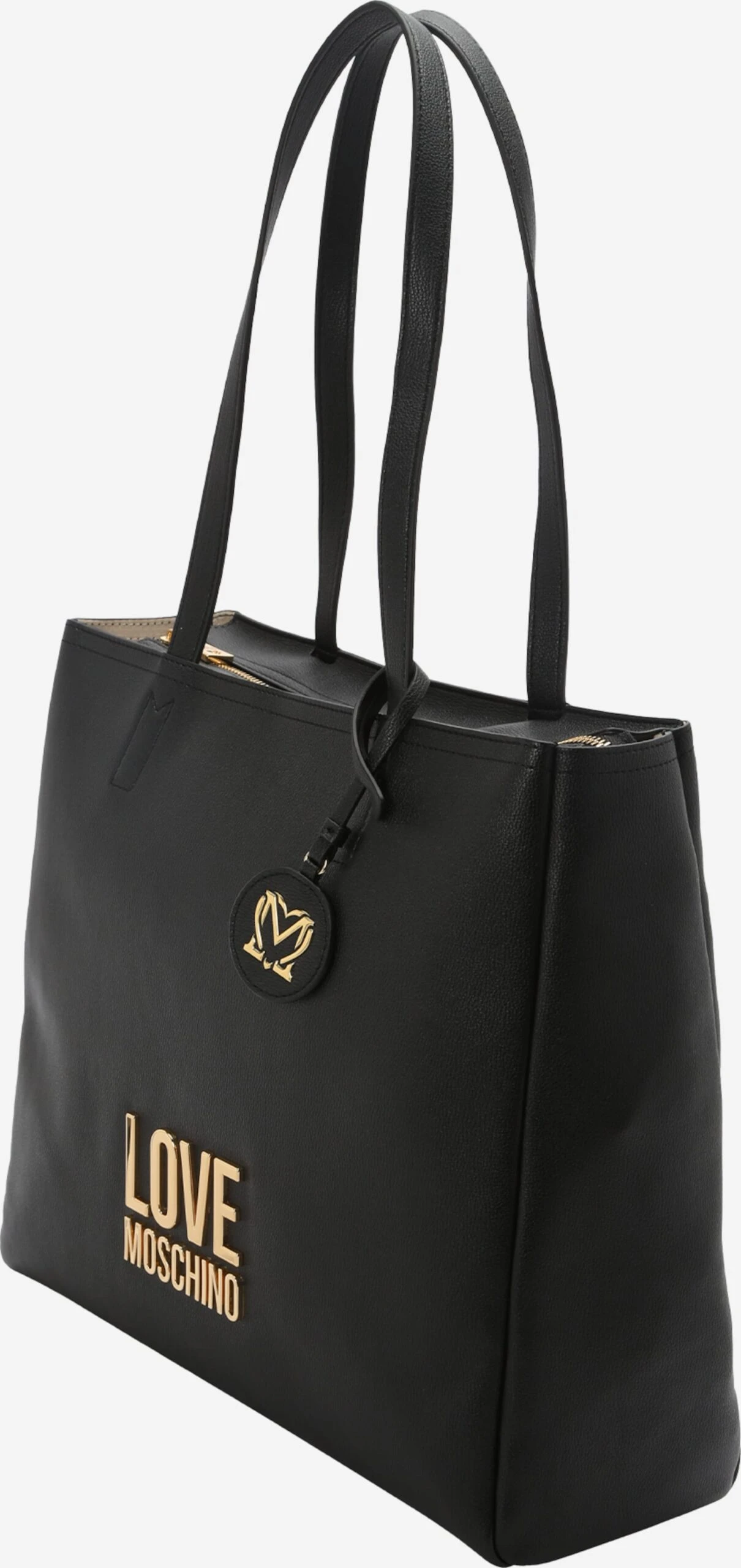 Love Moschino Handleveske 'LOVE LETTERING' Svart