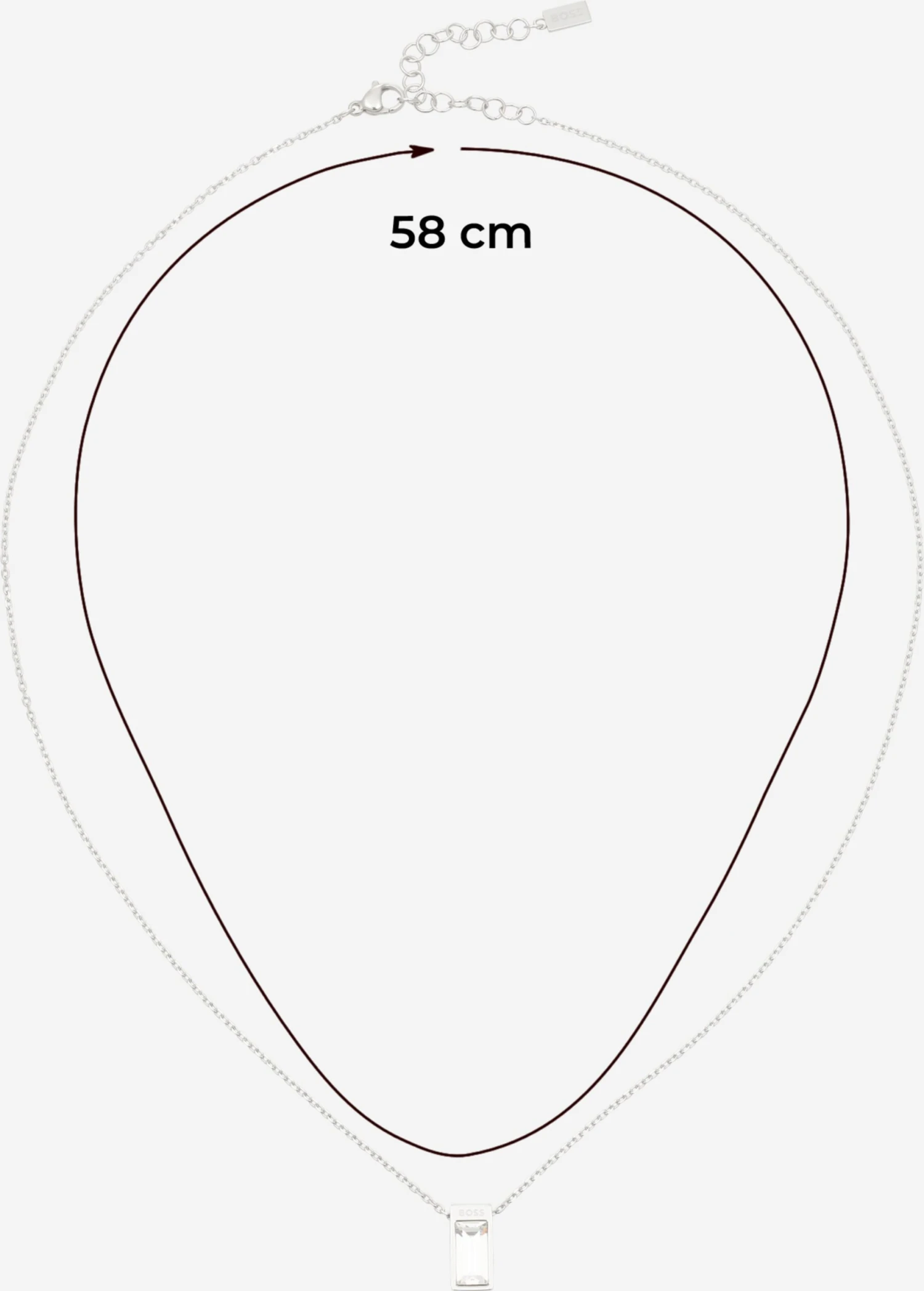 BOSS Black Kjede Sølv - Bilde 2