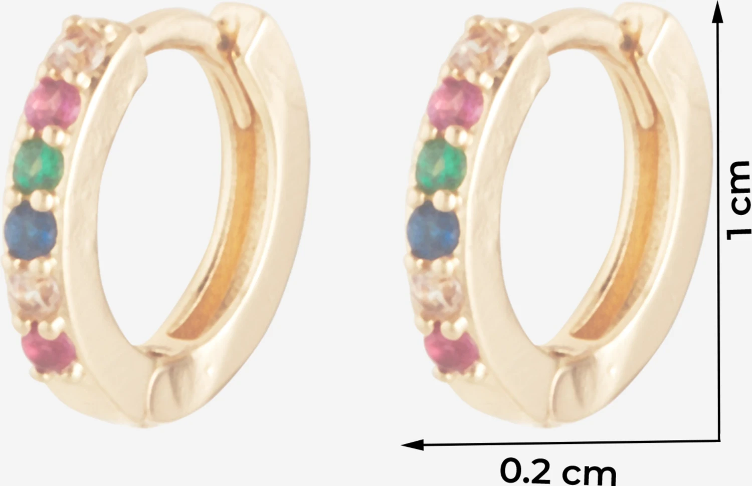 Fräulein Wunder Øredobber Gull - Bilde 2