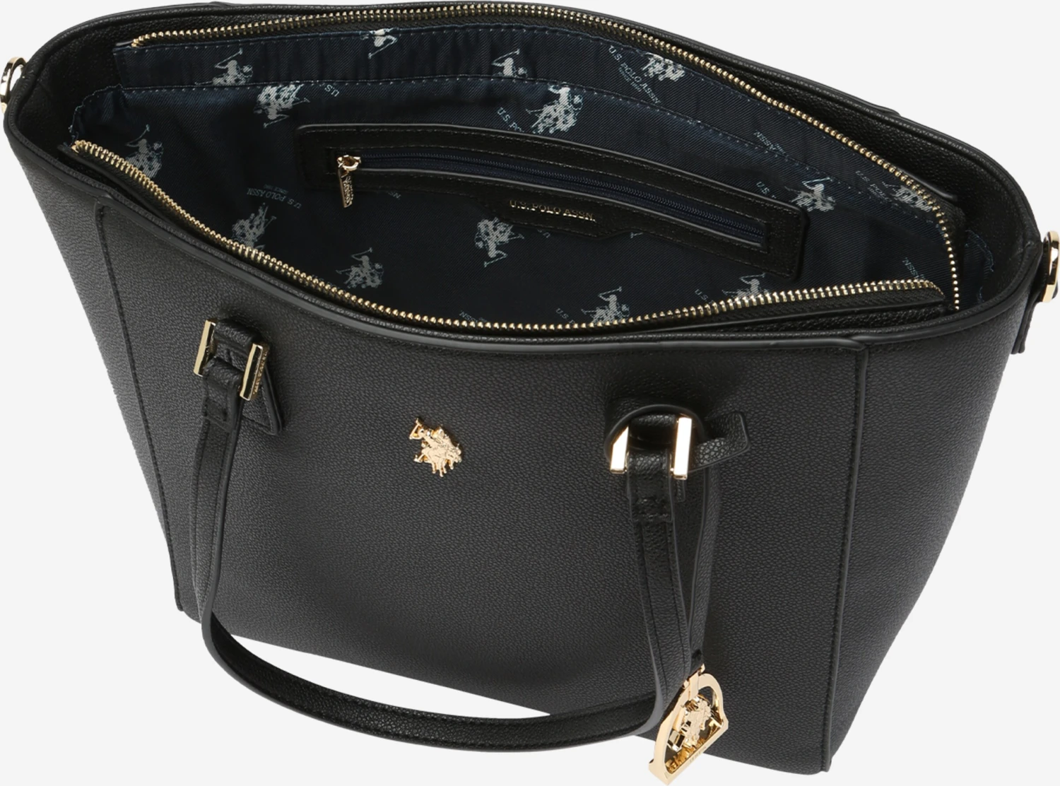 U.S. POLO ASSN. Handleveske 'Jones' Svart - Bilde 4