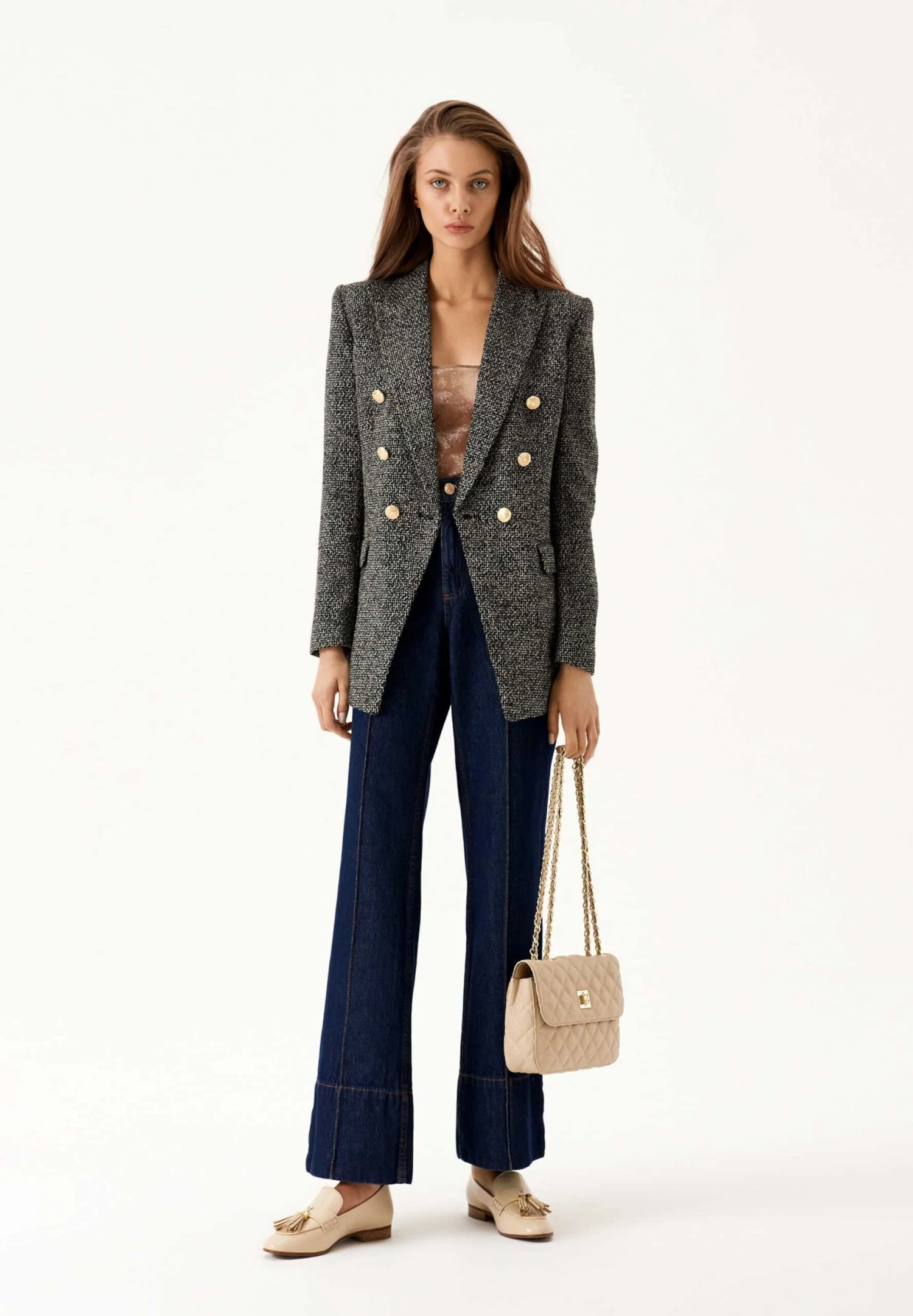 Kazar Skulderveske Sand - Bilde 3