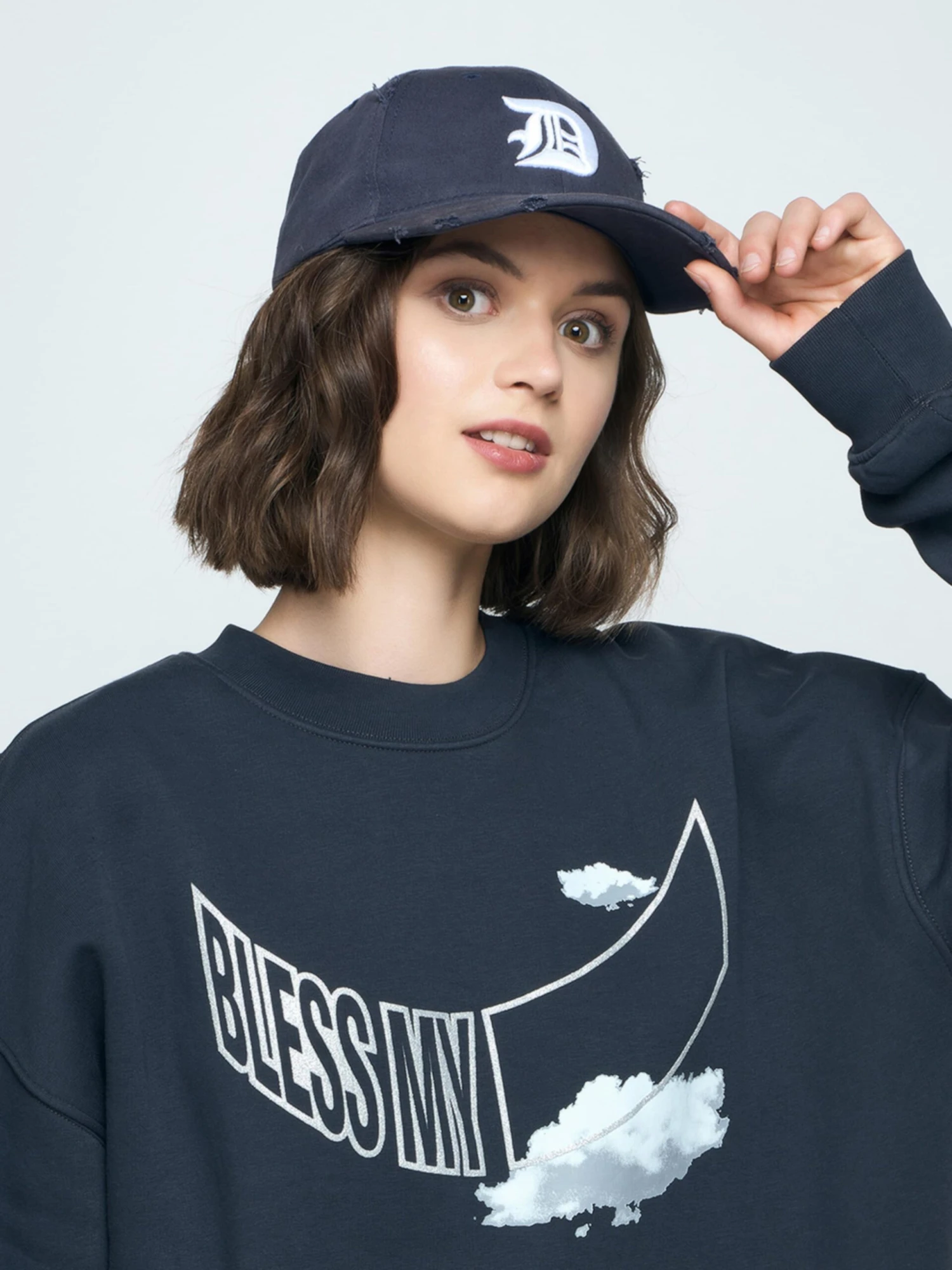 Bless My Demons Exclusive For ABOUT YOU Caps 'FLOCCUS' GrÄ - Bilde 4