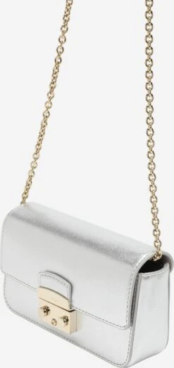 FURLA Skulderveske 'METROPOLIS' Sølv