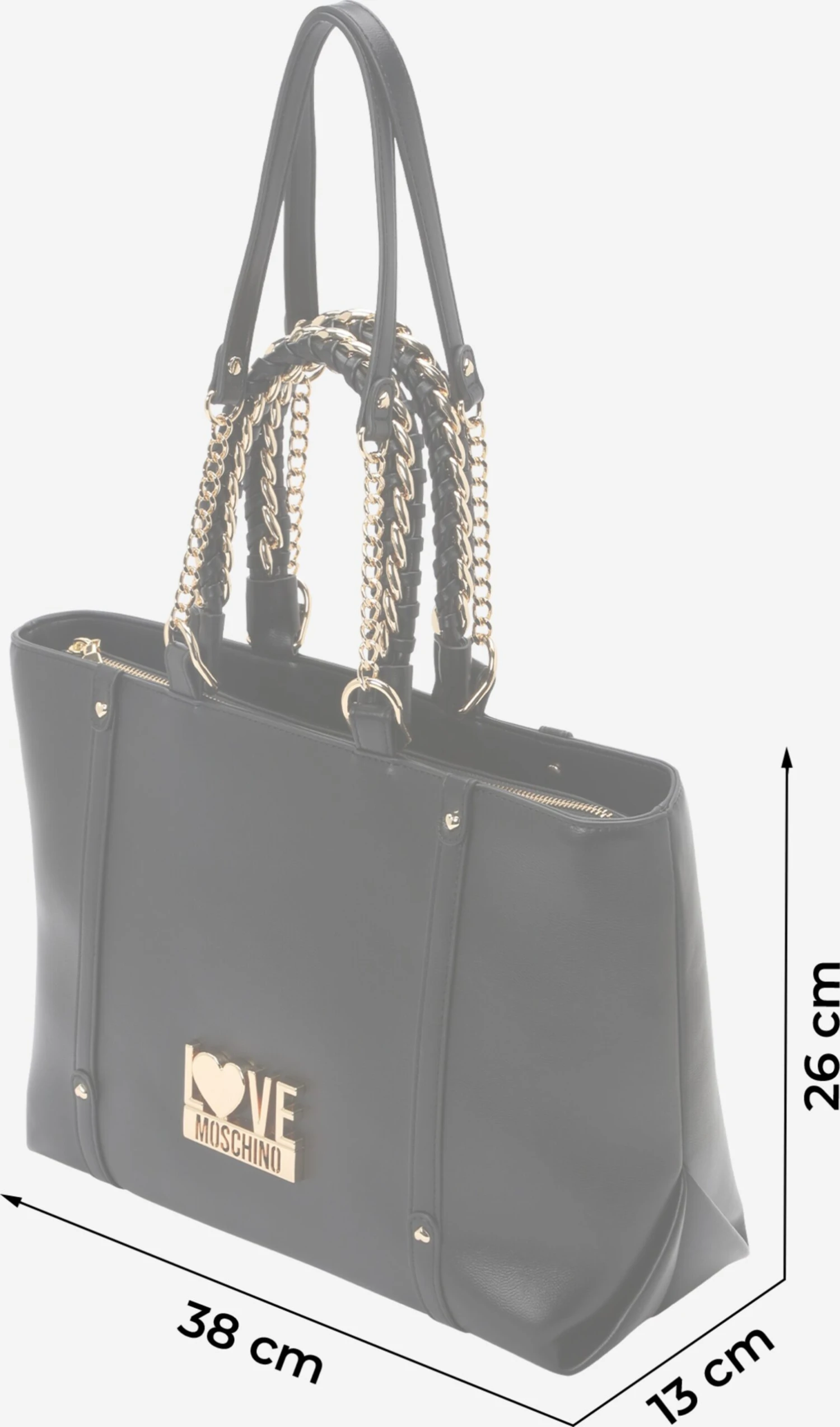 Love Moschino Handleveske 'WANDERLUST' Svart - Bilde 3