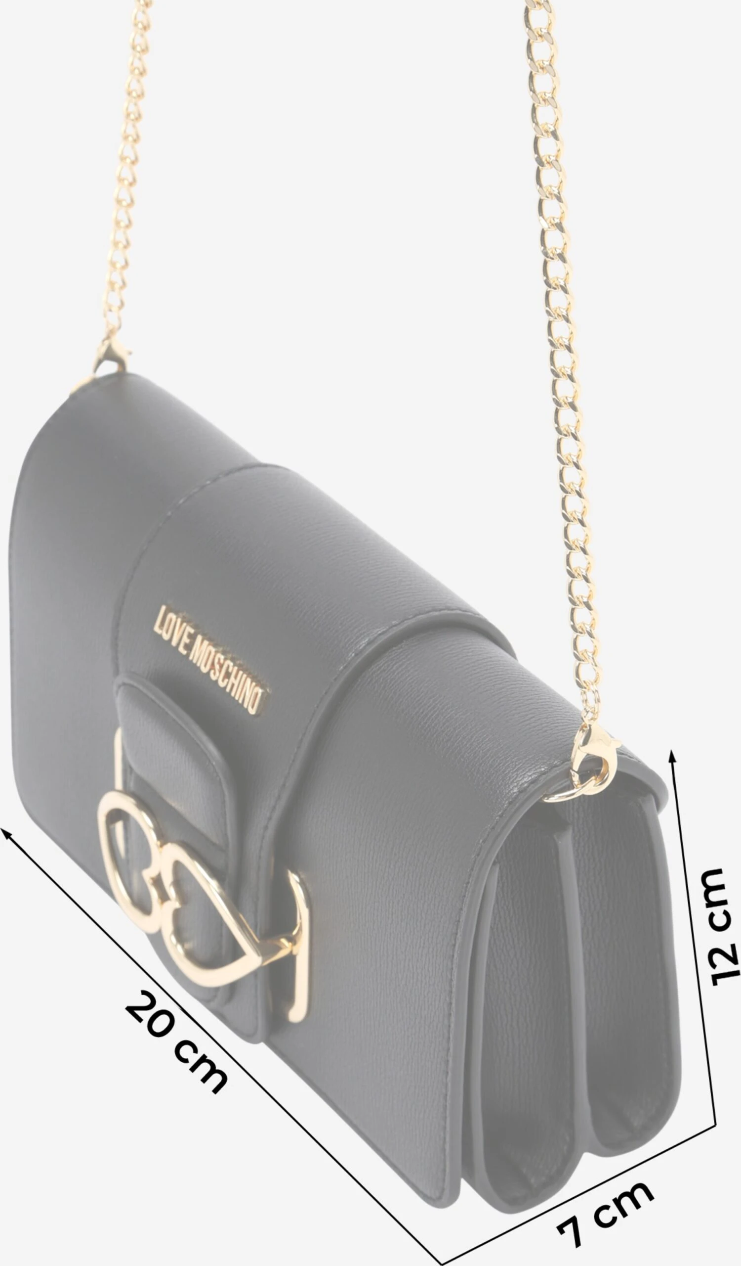 Love Moschino Skulderveske 'BRIDGE' Svart - Bilde 4