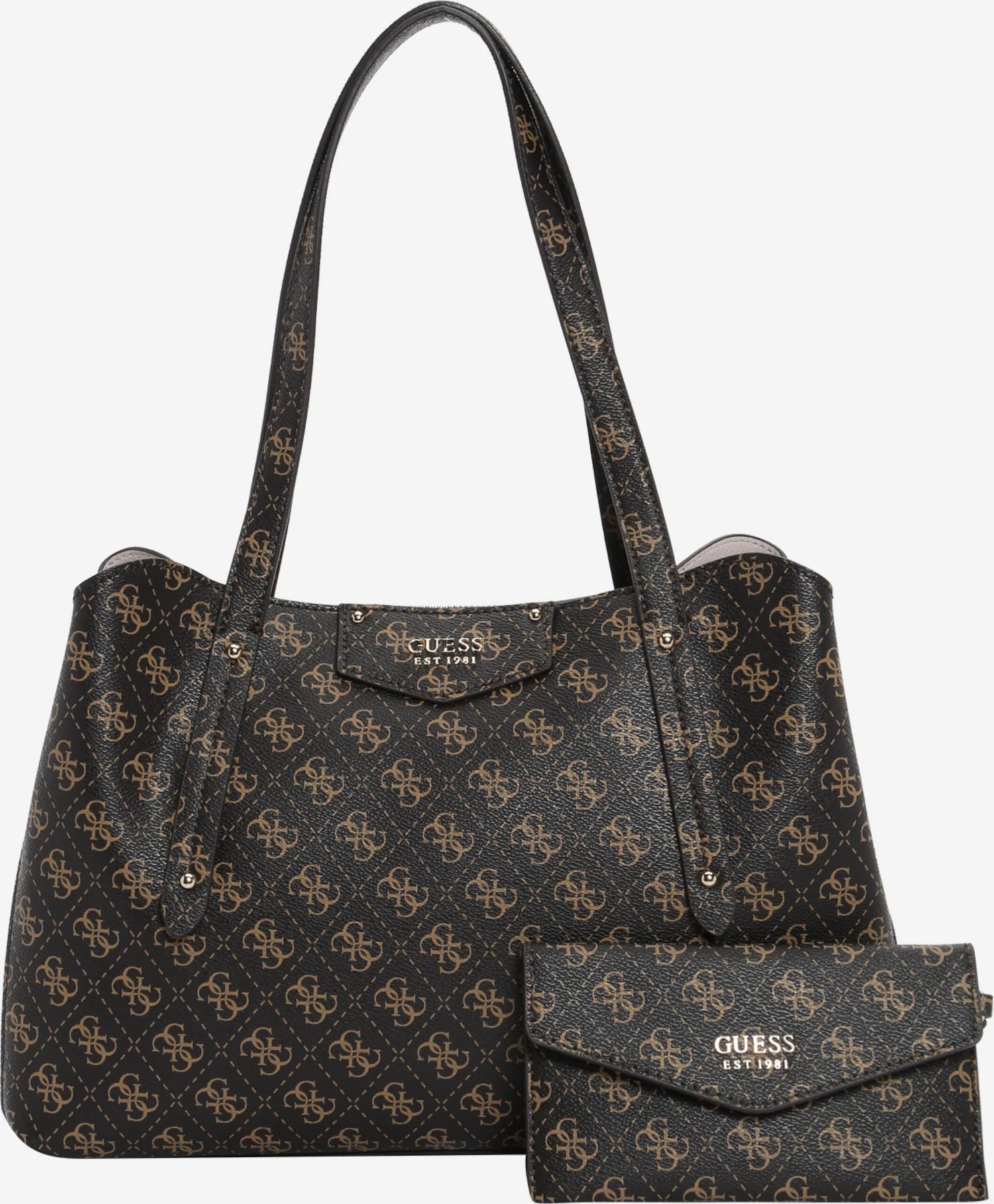 GUESS Handleveske 'Brenton' Kastanjebrun / Cognac