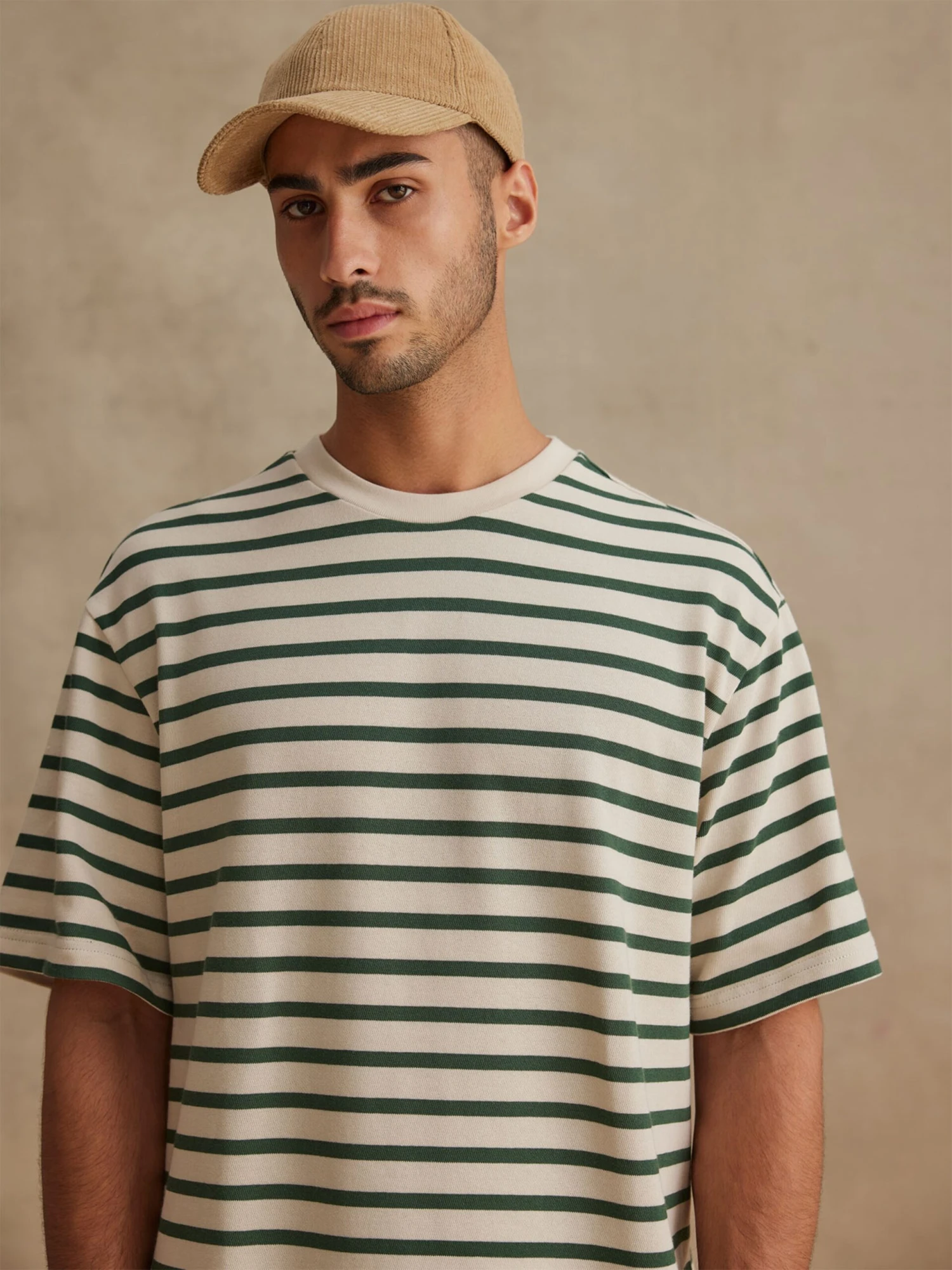 DAN FOX APPAREL Caps 'Ensar' Beige - Bilde 3