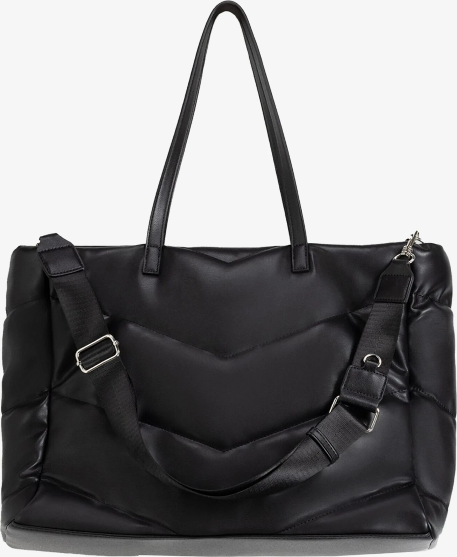 Bershka Handleveske Svart