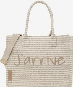 Seidenfelt Manufaktur Handleveske 'Fränsta' Beige / Ecru