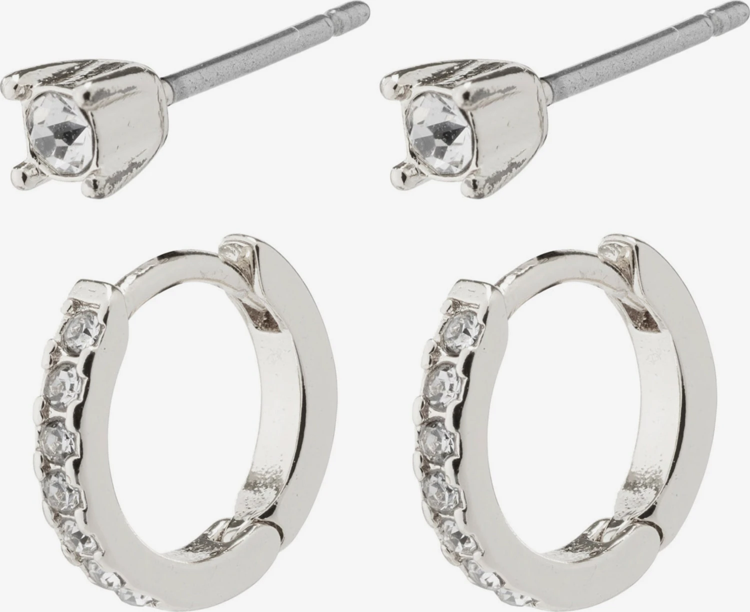 Pilgrim Øredobber 'Mille' Sølv