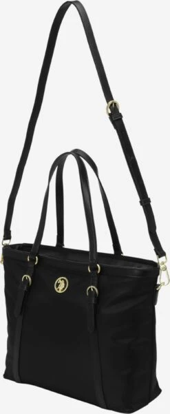U.S. POLO ASSN. Handleveske 'Houston' Svart
