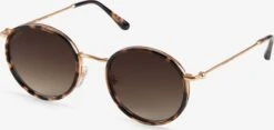 Kapten & Son Solbriller 'Amsterdam Umber Tortoise Brown' Oker / Mørkebrun