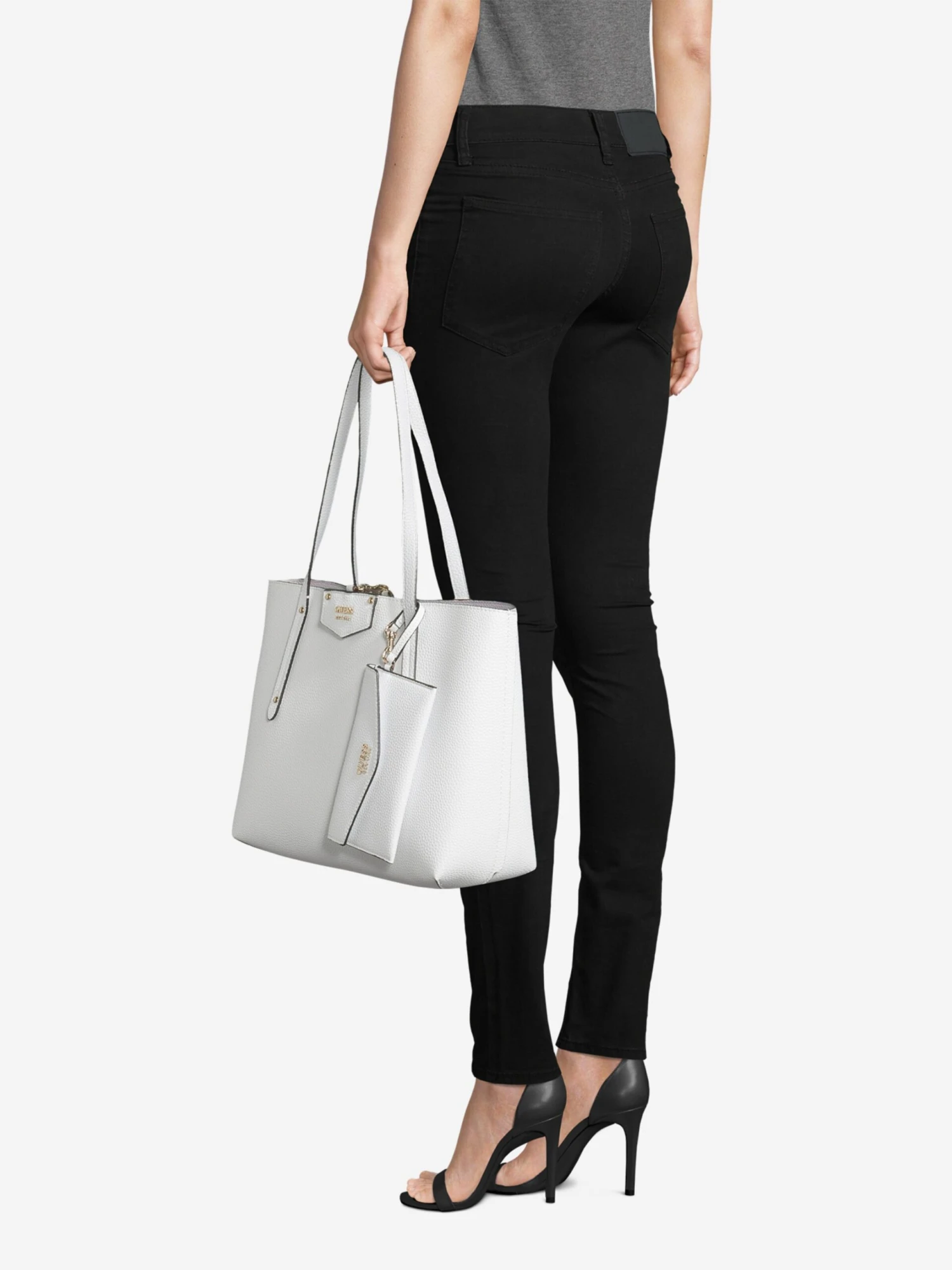 GUESS Handleveske 'Brenton' Hvit - Bilde 4