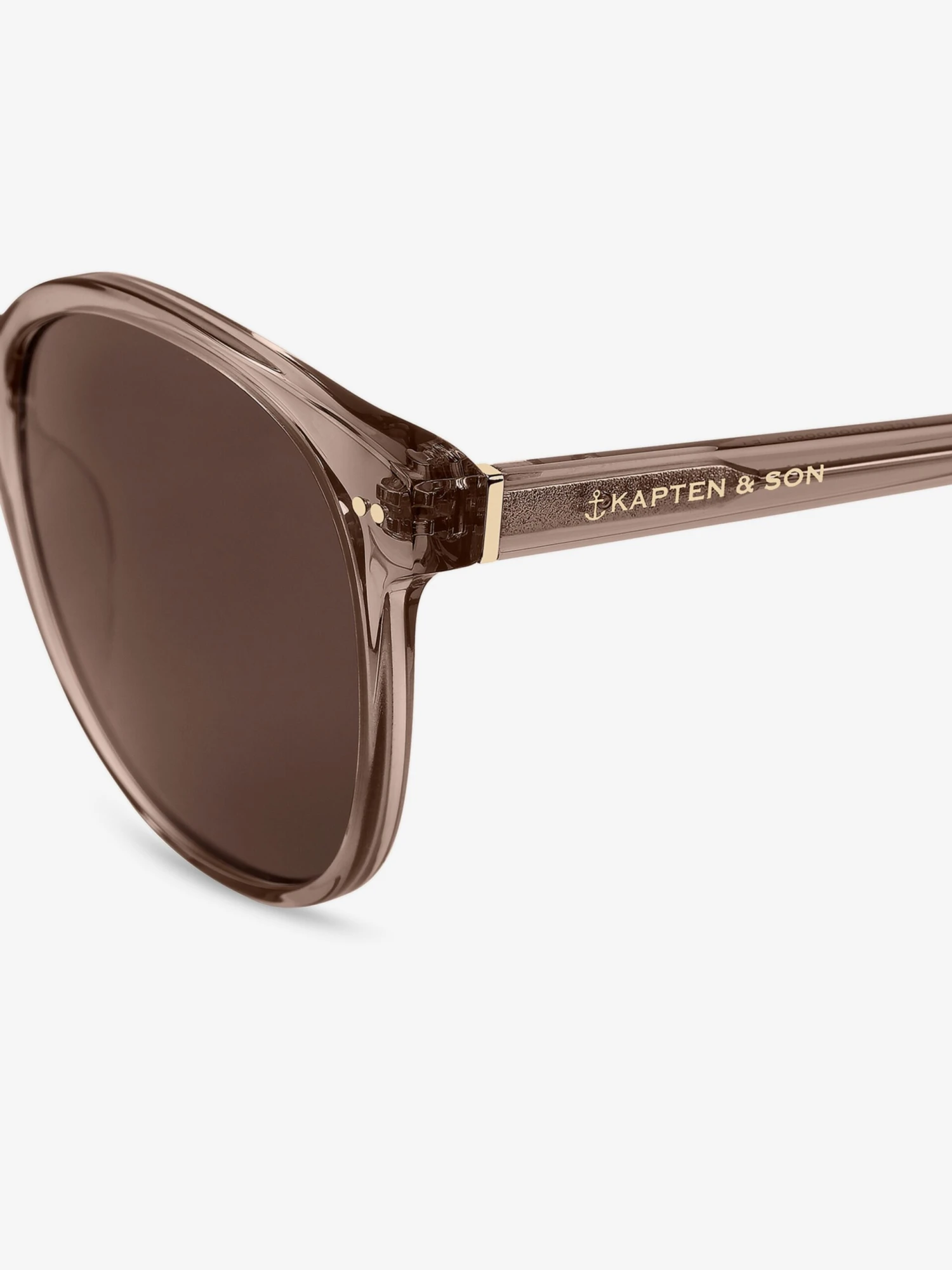 Kapten & Son Solbriller 'Nairobi Transparent Hazel Brown' Lysebrun - Bilde 3