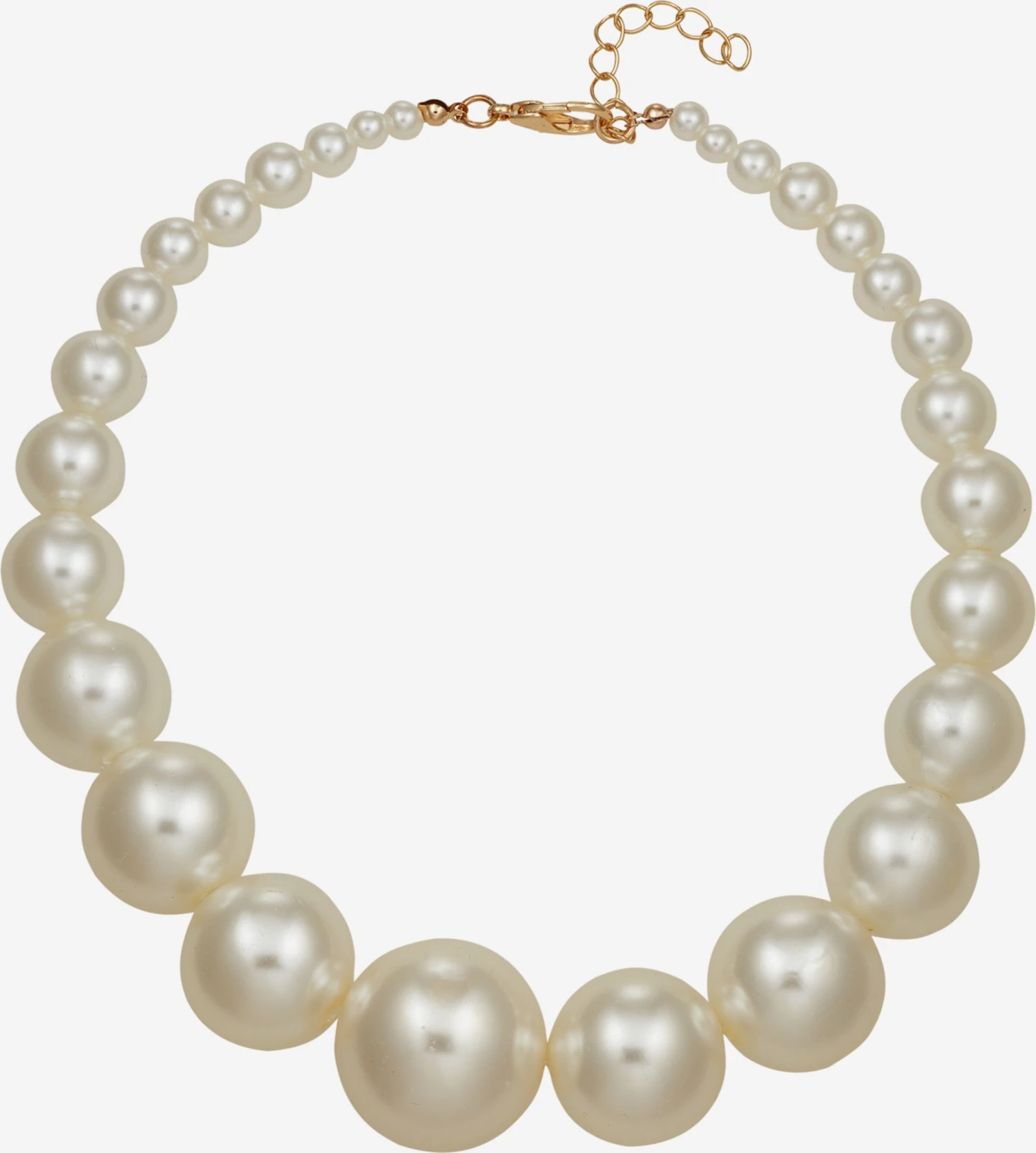 PIECES Kjede 'JULICA' Perlehvit