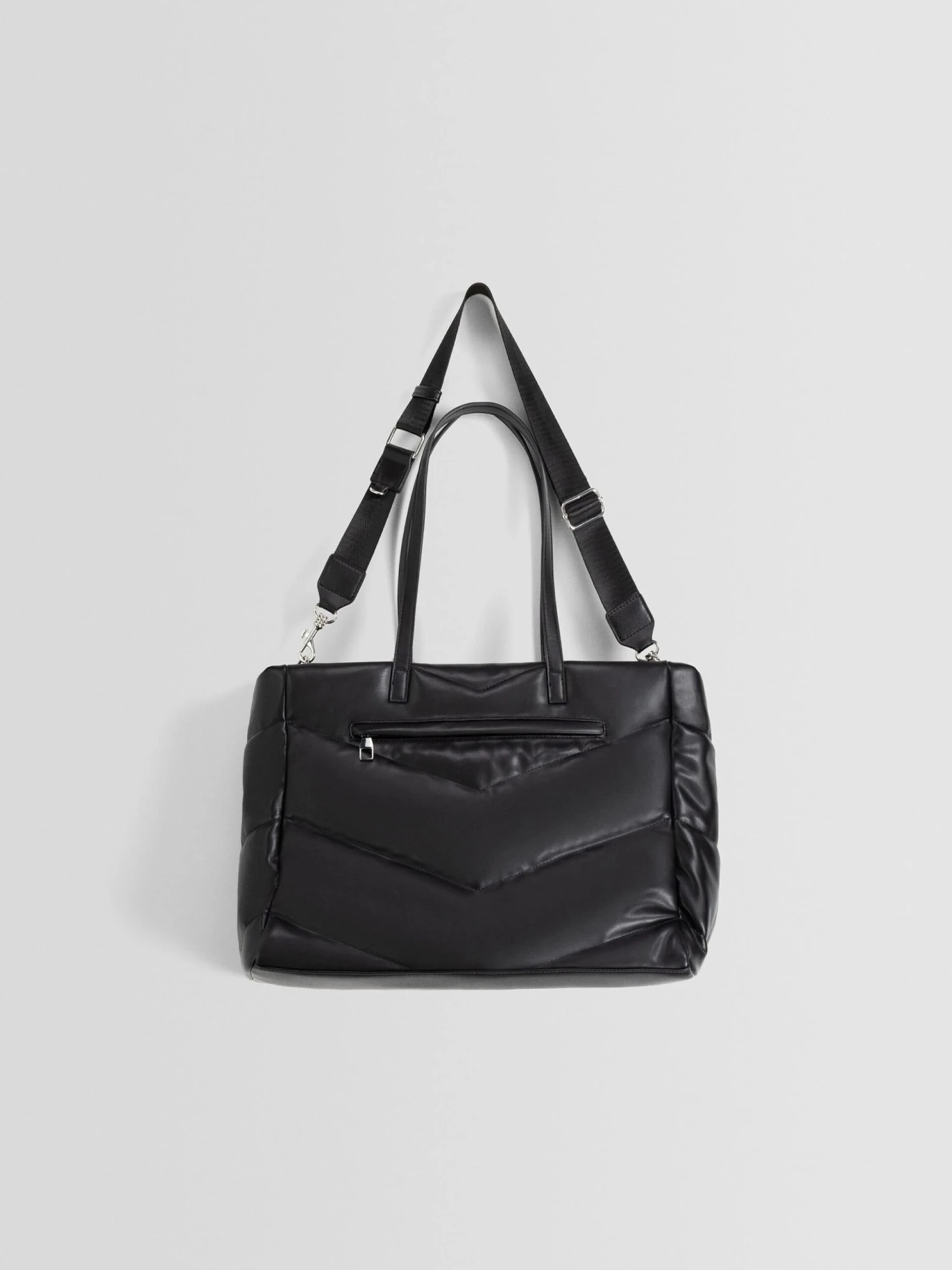 Bershka Handleveske Svart - Bilde 2