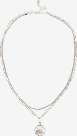 PIECES Kjede 'ALICE' Sølv