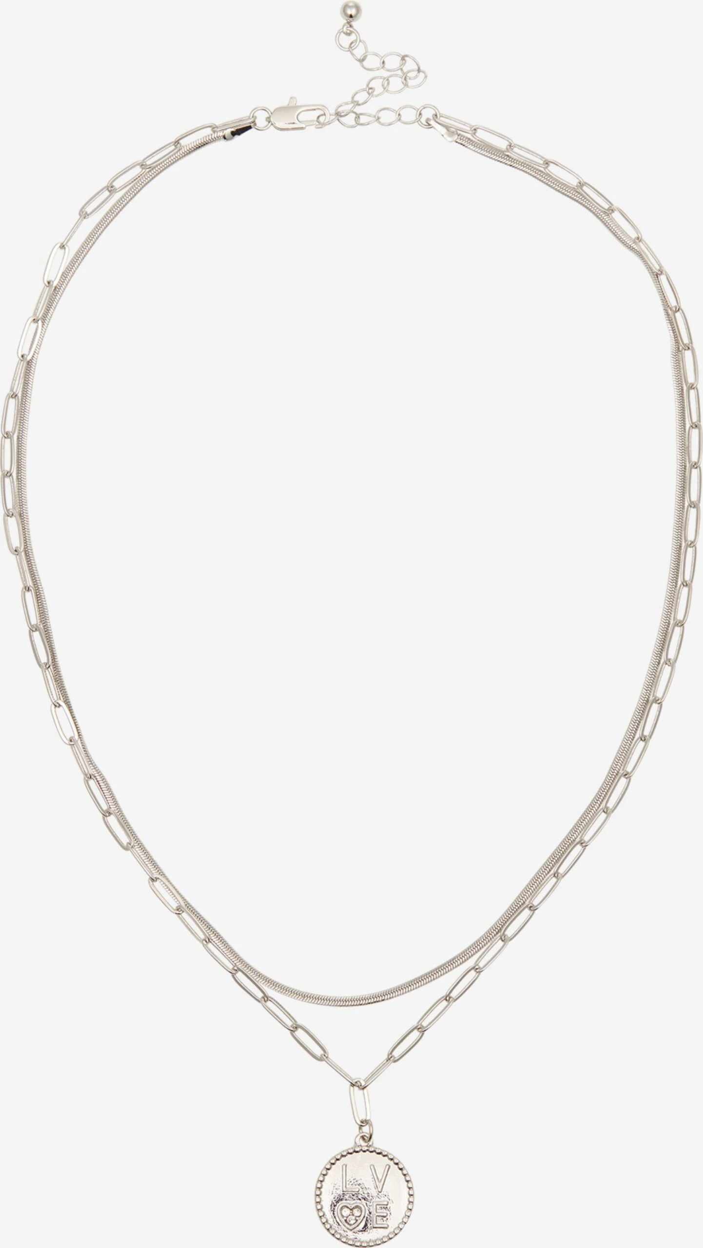 PIECES Kjede 'ALICE' Sølv