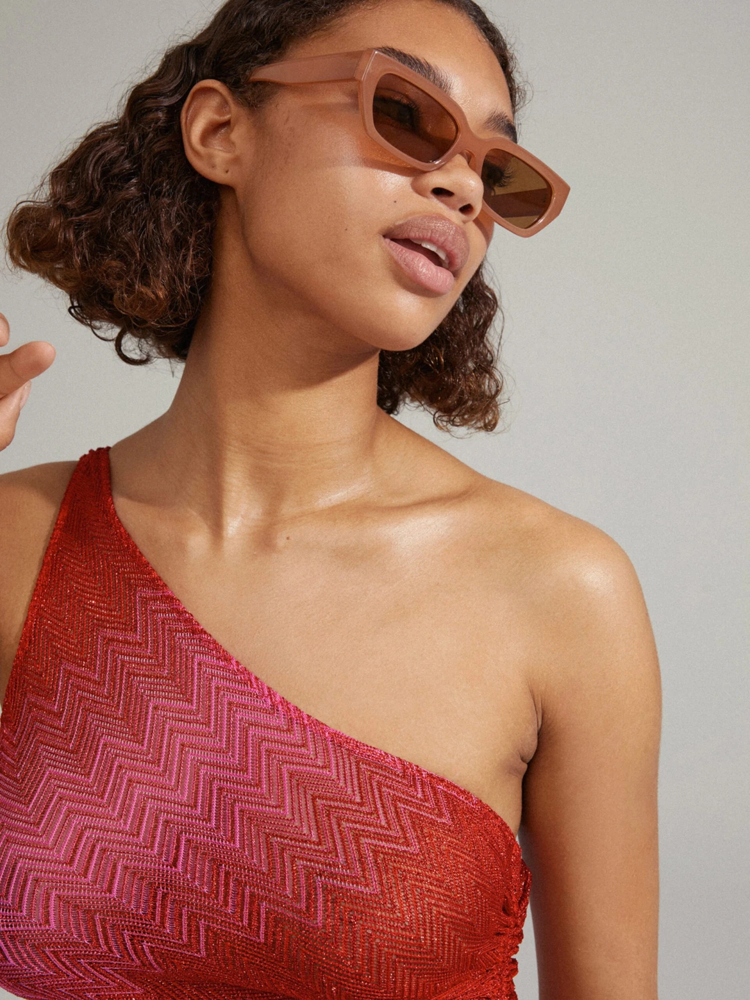 Pilgrim Solbriller 'ORIANA' Lysebrun - Bilde 4