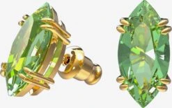 Swarovski Øredobber 'Gema' Gull / Grønn