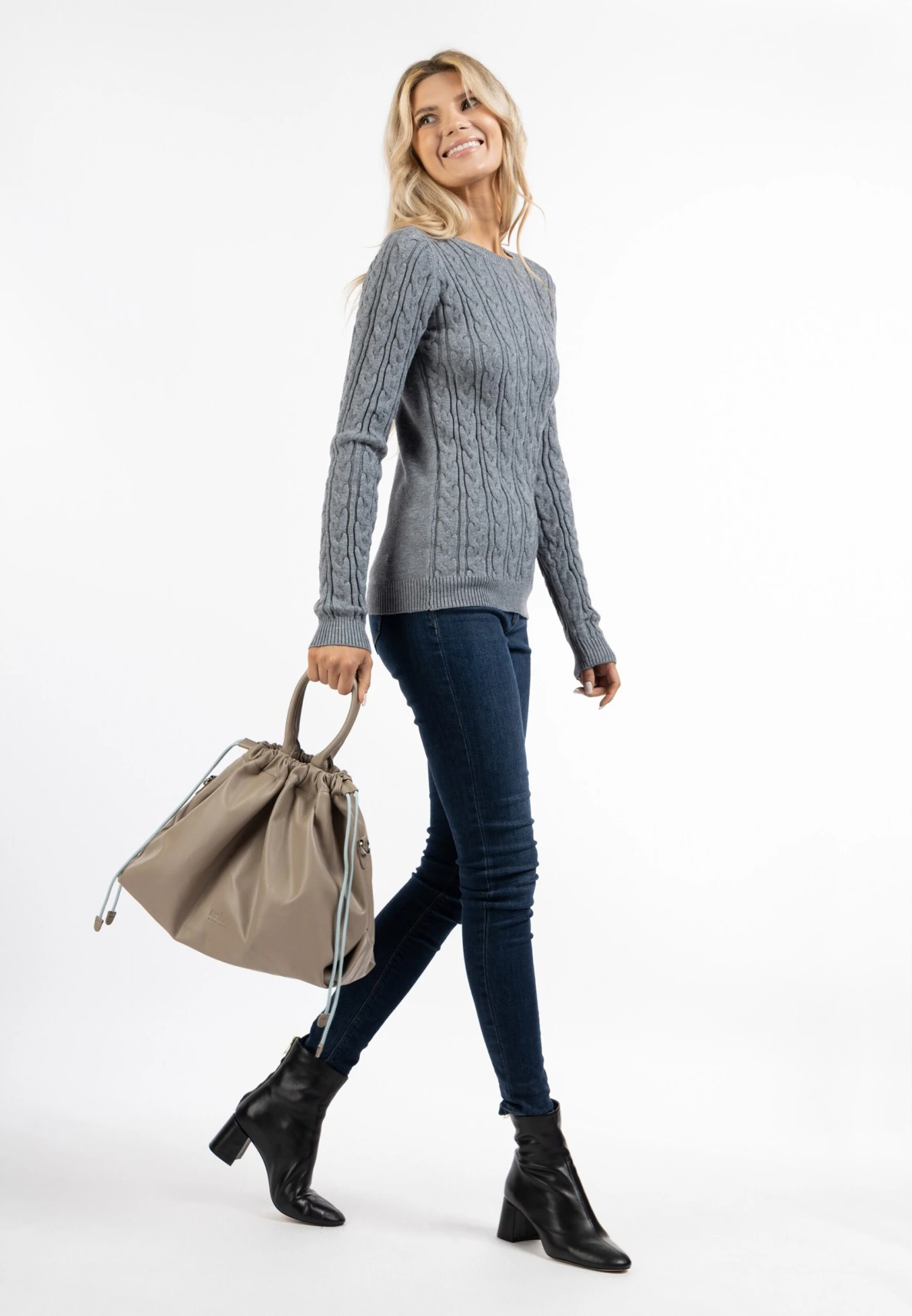 Usha BLUE LABEL Poseveske Mørk Beige - Bilde 3