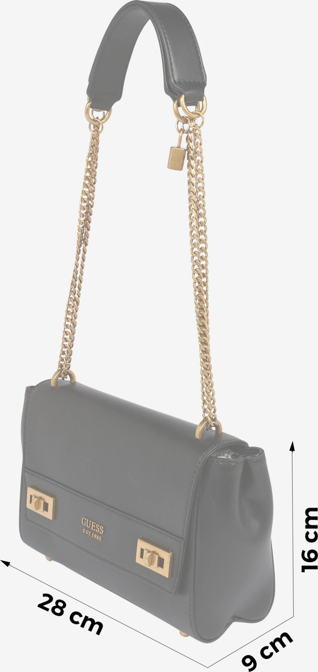 GUESS Skulderveske 'KATEY' Svart - Bilde 2