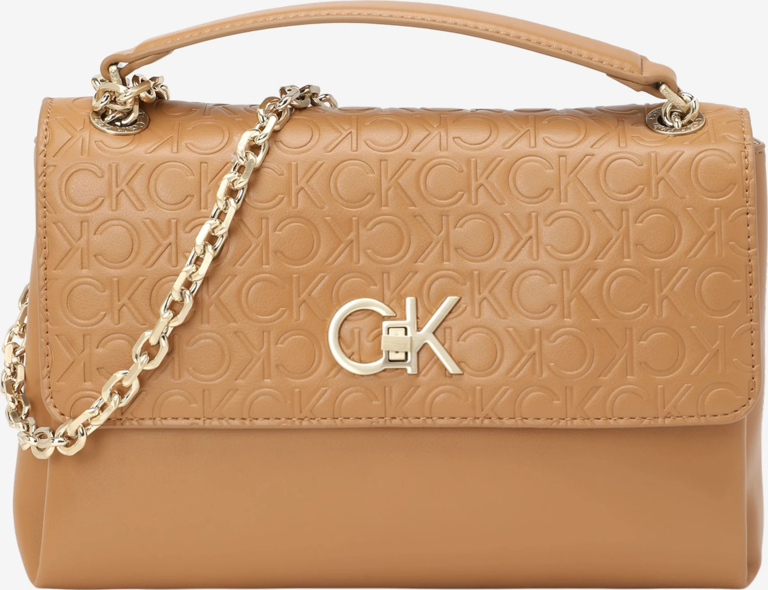 Calvin Klein Håndveske Mørk Beige