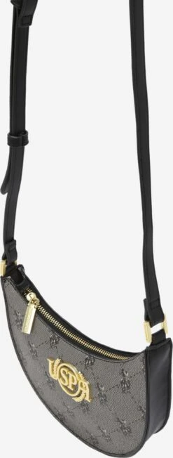 U.S. POLO ASSN. Skulderveske 'Hampton' Svart