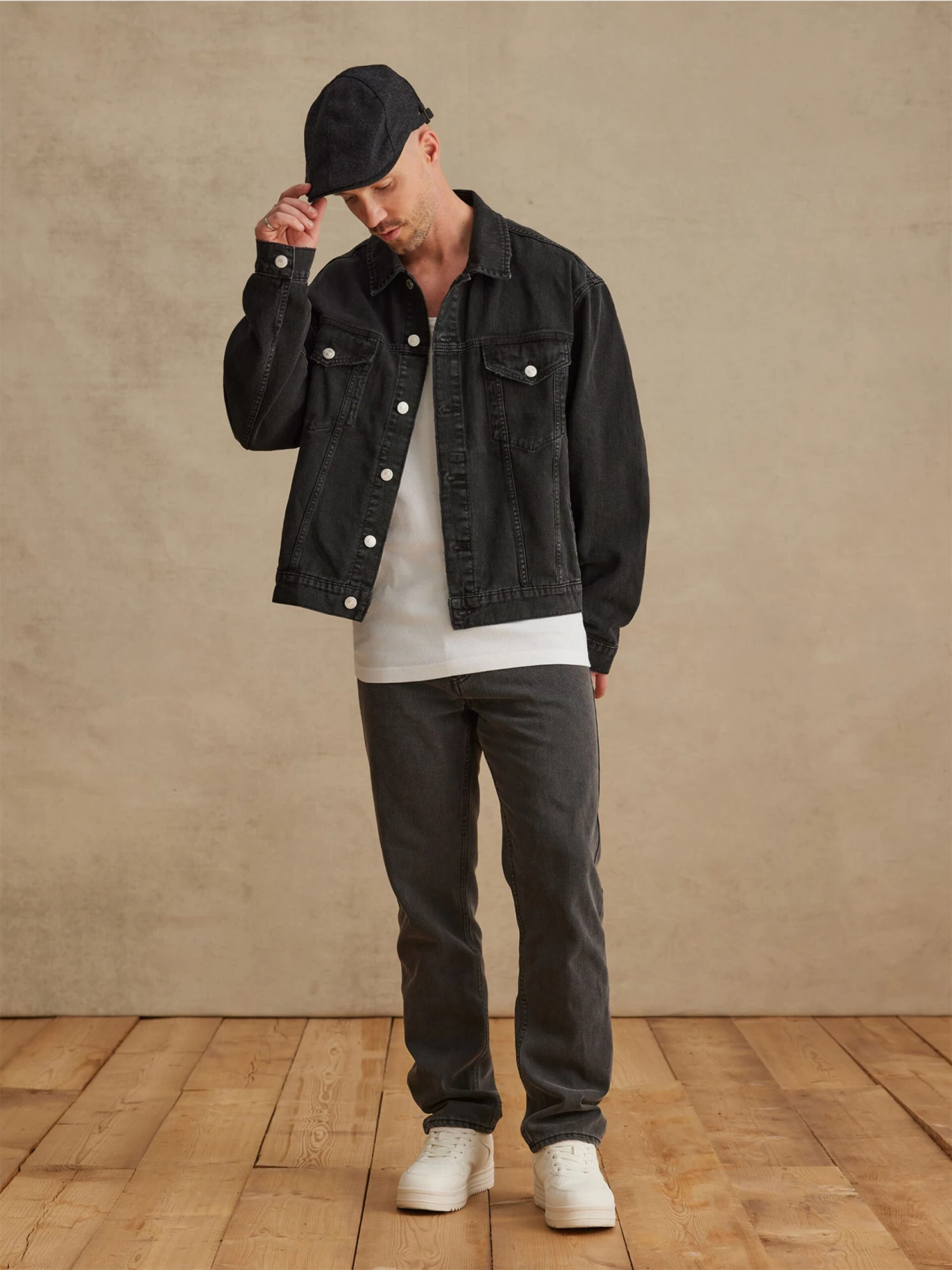 DAN FOX APPAREL Hatt 'Pius' Svart - Bilde 3