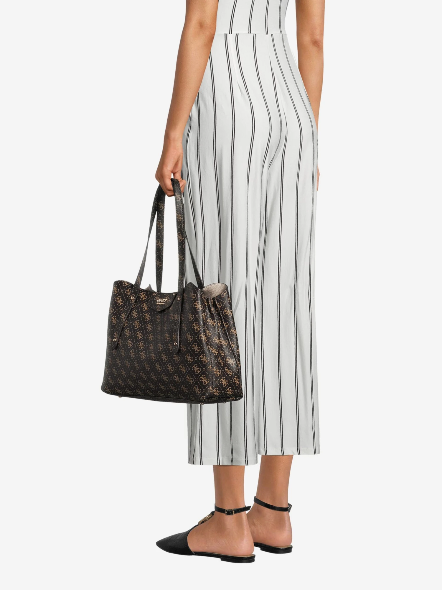 GUESS Handleveske 'Brenton' Kastanjebrun / Cognac - Bilde 4